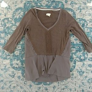 Anthropologie Meadow Rue S Tunic Blouse